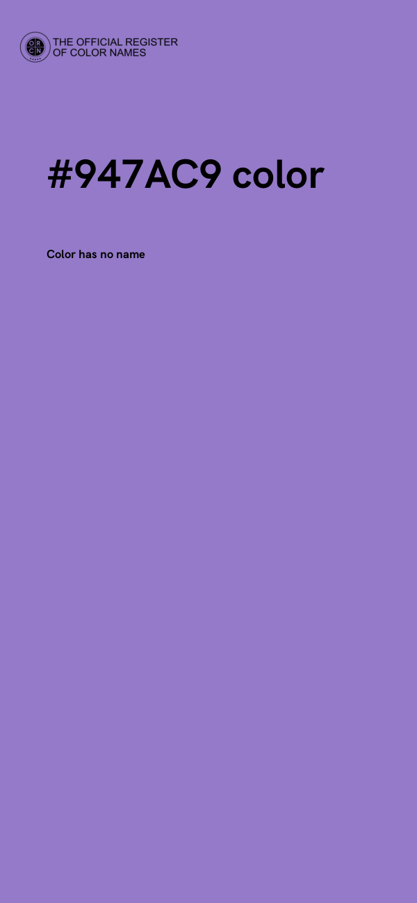 #947AC9 color image