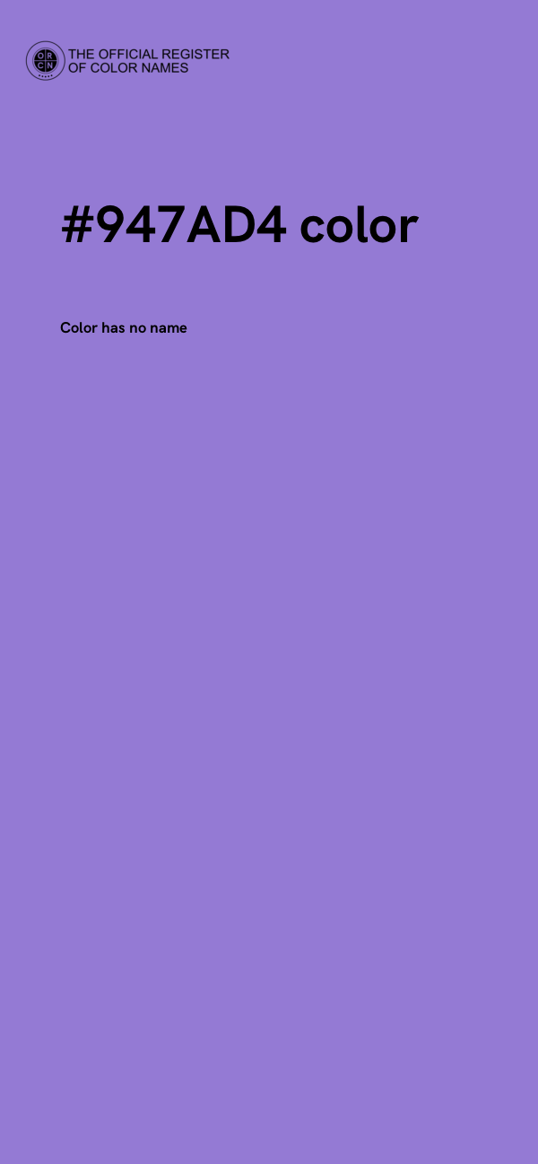 #947AD4 color image