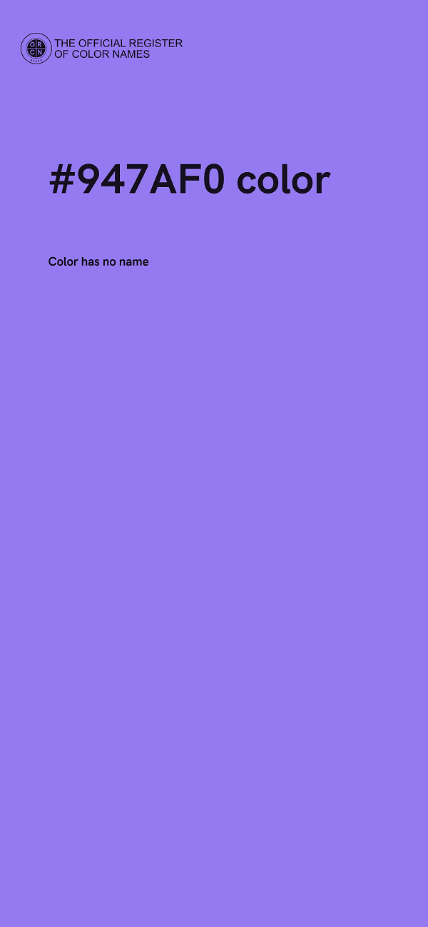 #947AF0 color image