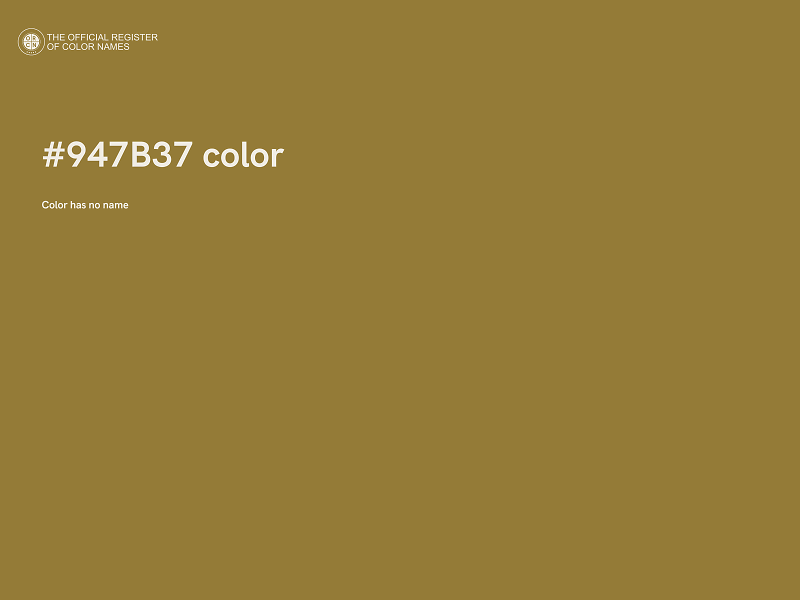 #947B37 color image