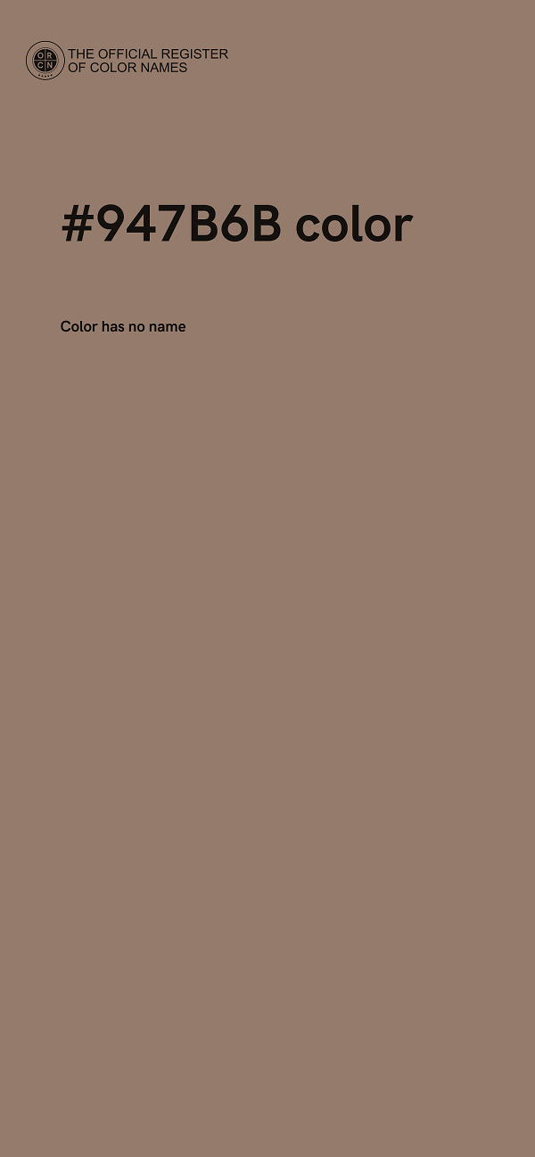 #947B6B color image