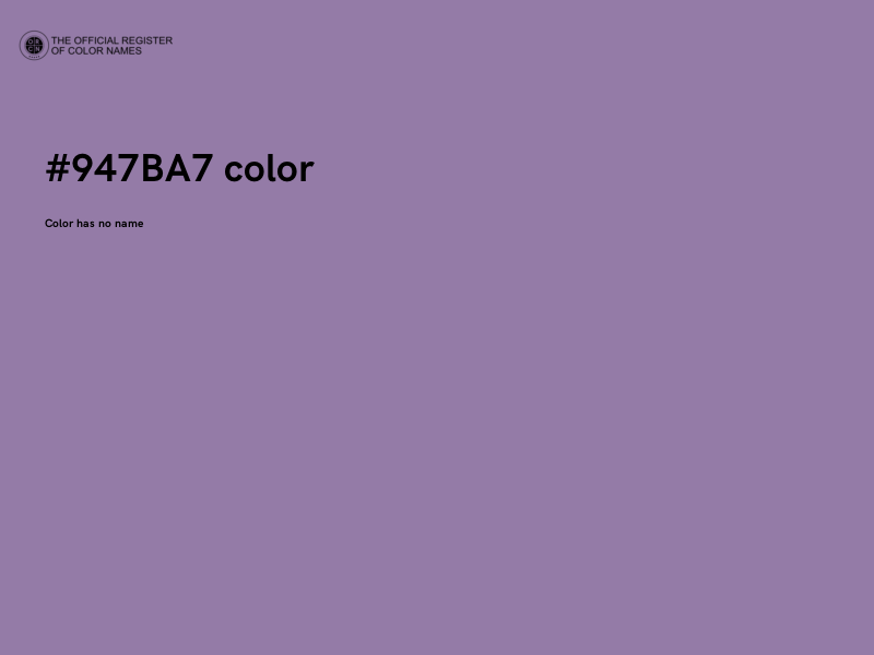 #947BA7 color image