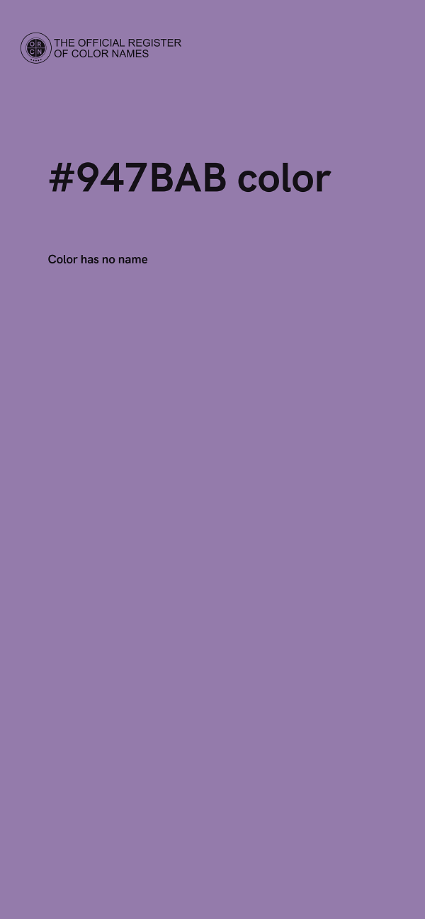 #947BAB color image