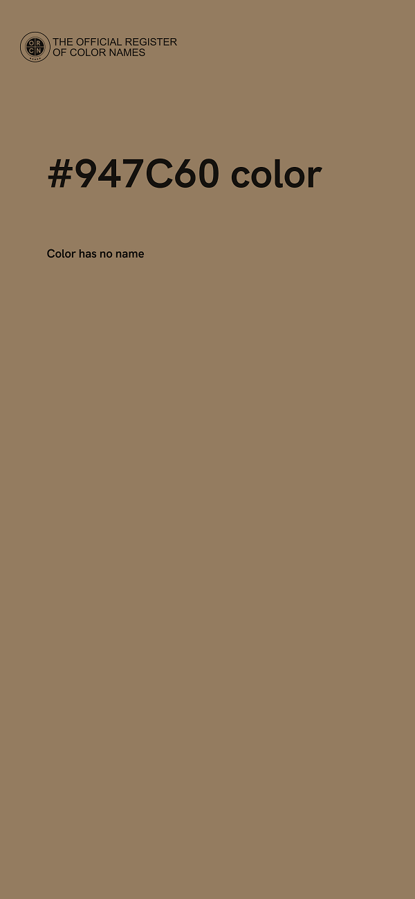 #947C60 color image