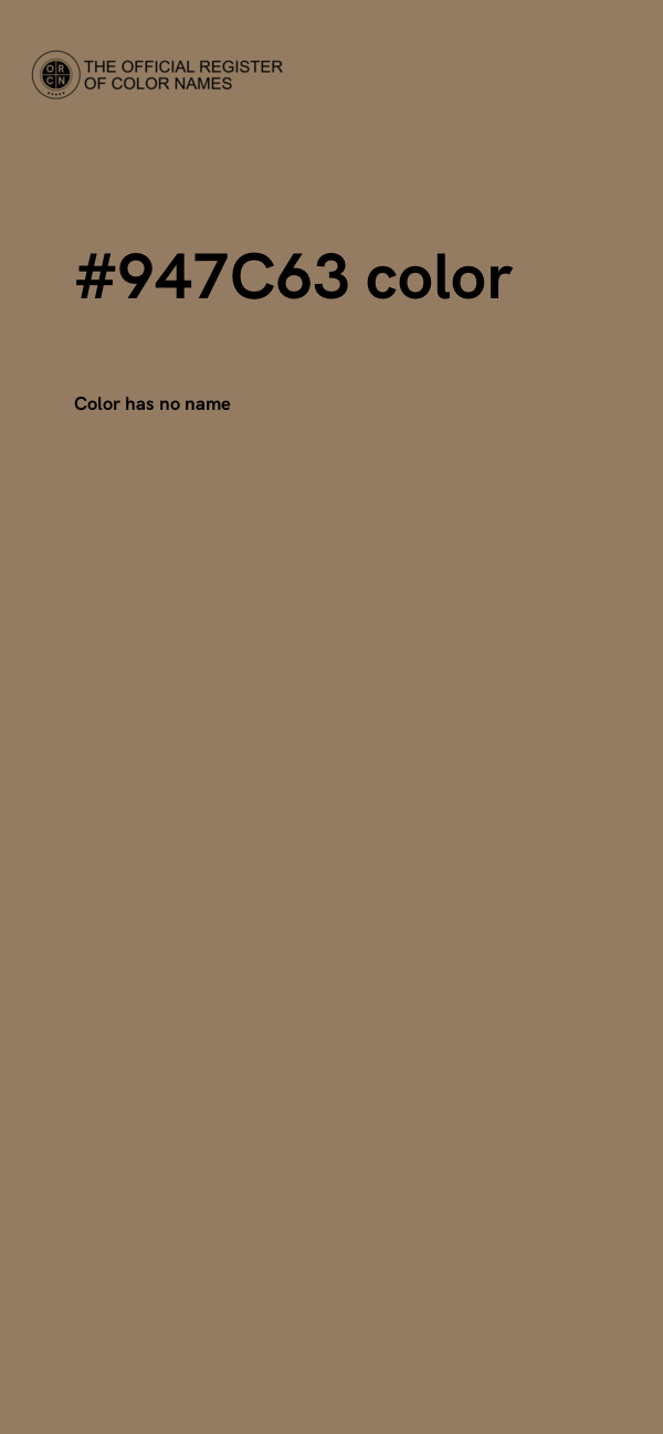 #947C63 color image
