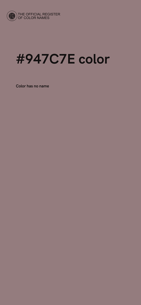 #947C7E color image