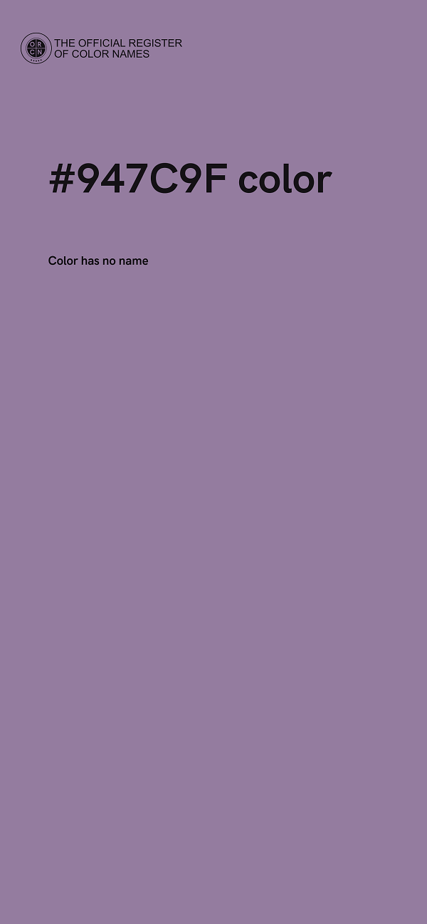 #947C9F color image