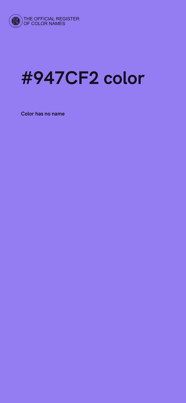 #947CF2 color image