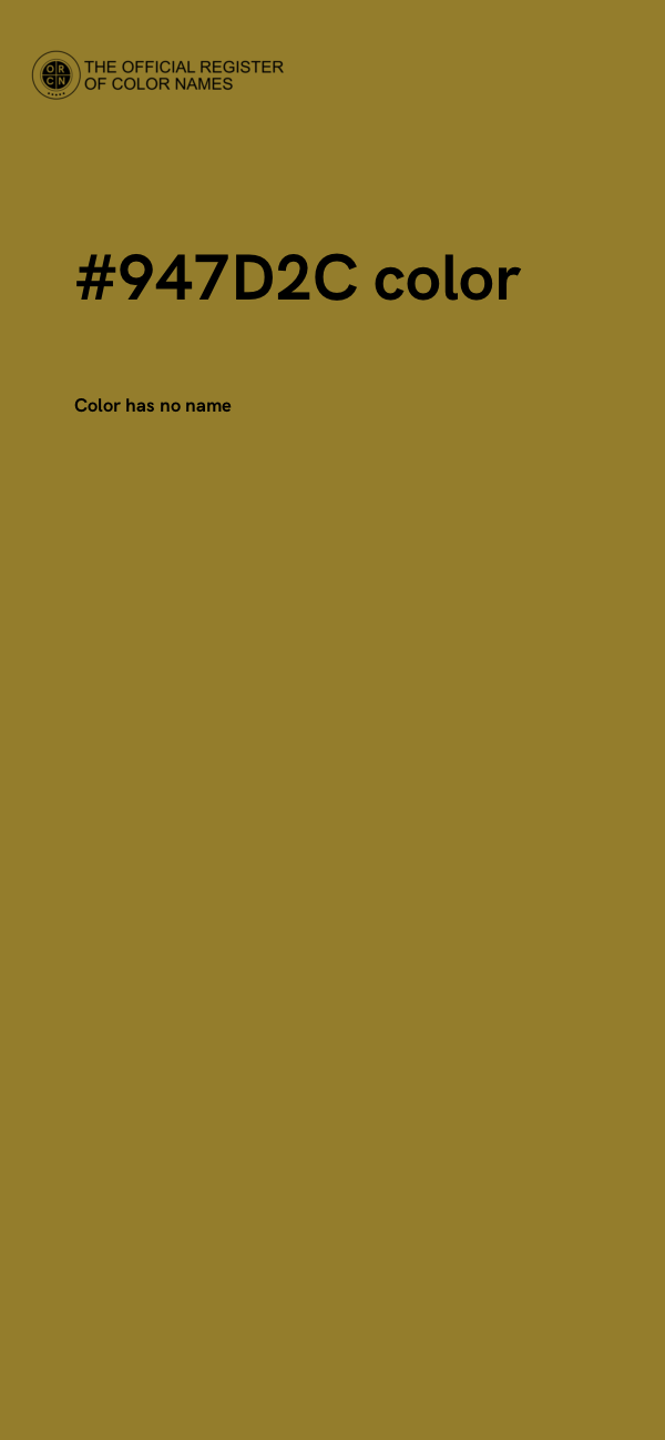 #947D2C color image