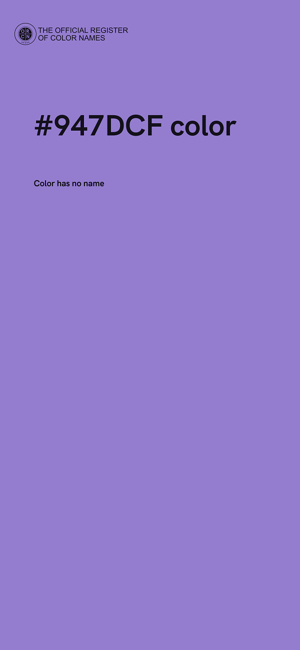 #947DCF color image