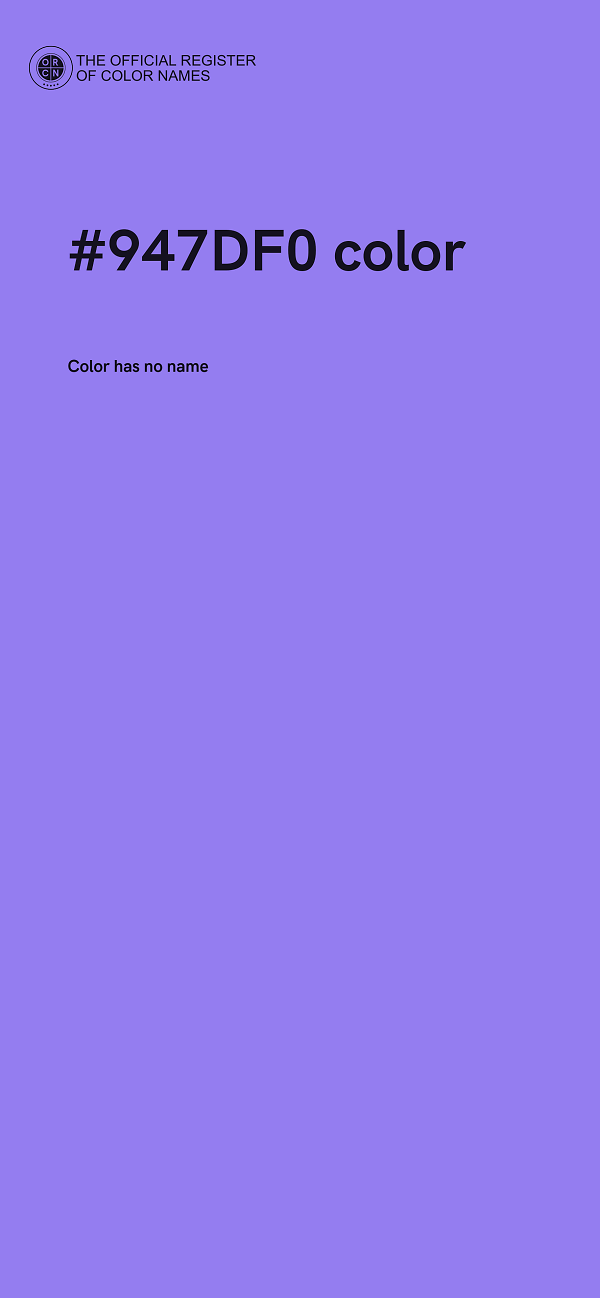 #947DF0 color image