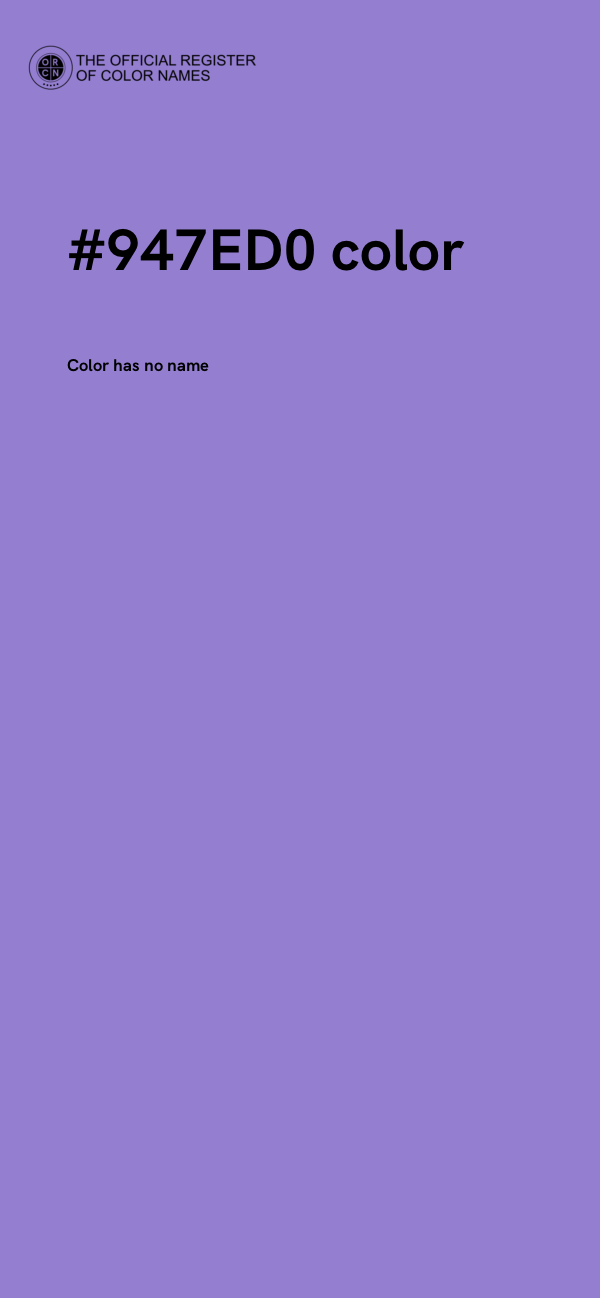#947ED0 color image