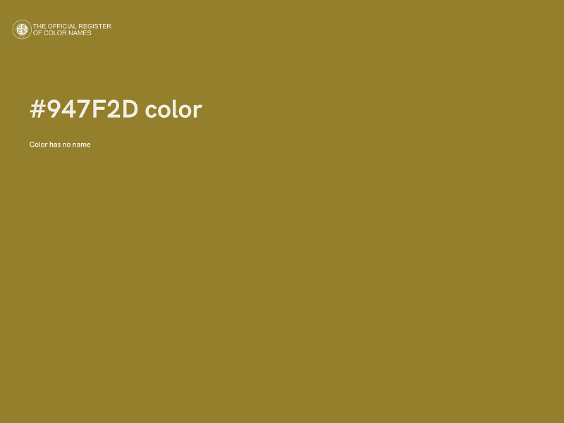 #947F2D color image