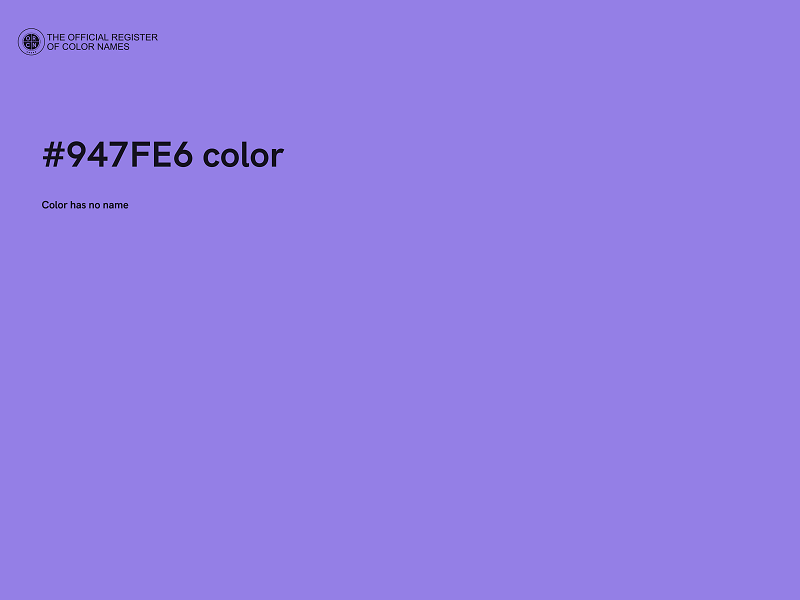 #947FE6 color image