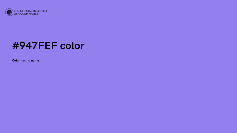 #947FEF color image