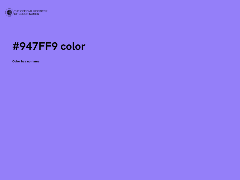 #947FF9 color image