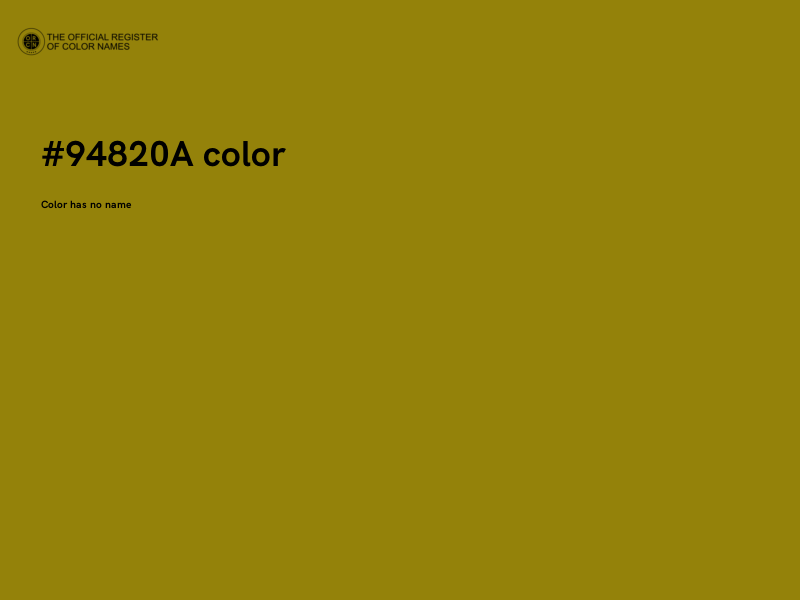 #94820A color image