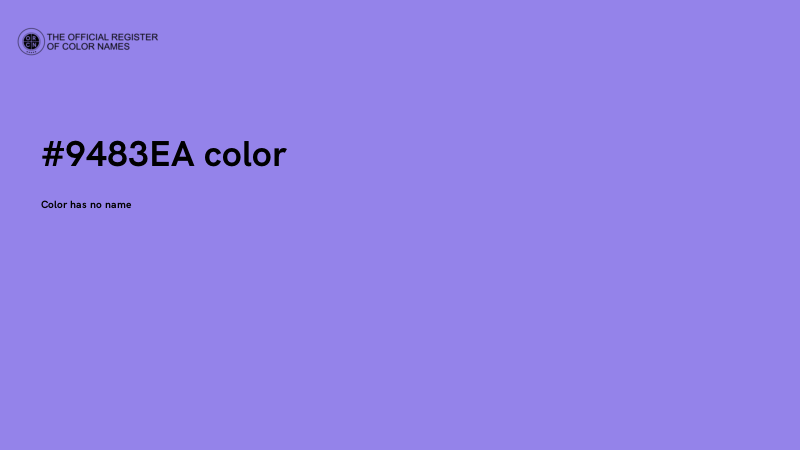 #9483EA color image