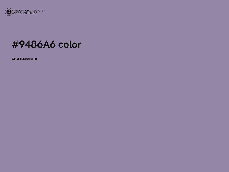 #9486A6 color image