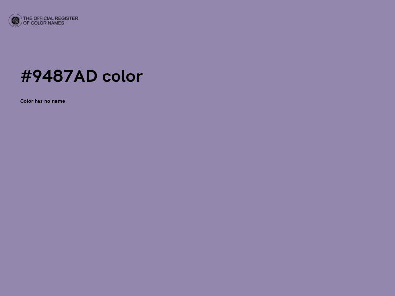 #9487AD color image