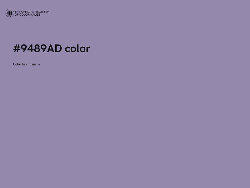 #9489AD color image