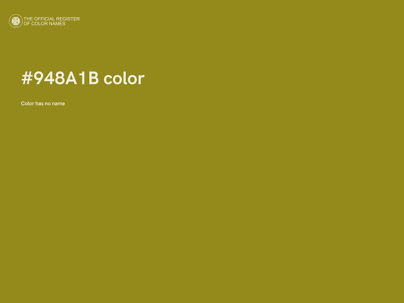 #948A1B color image