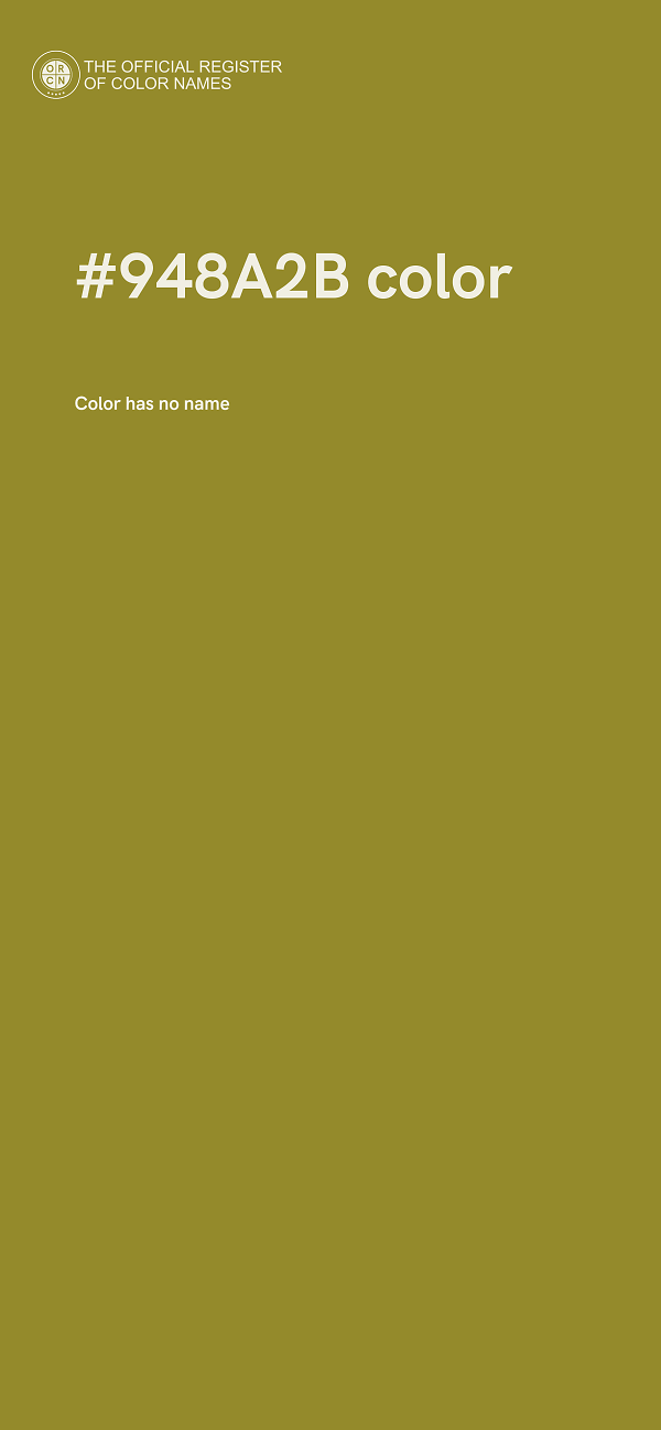 #948A2B color image