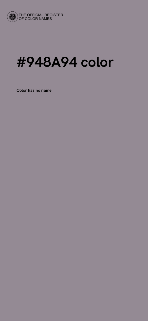 #948A94 color image