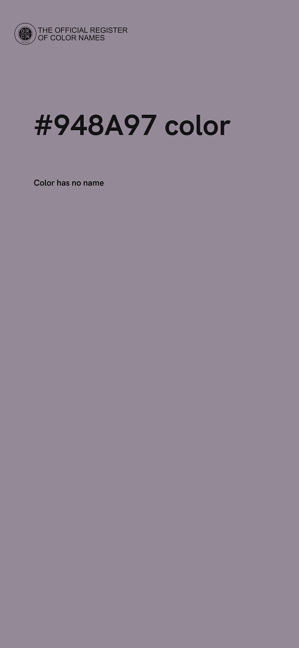 #948A97 color image