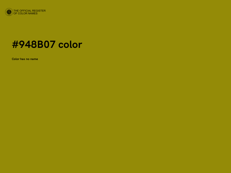 #948B07 color image
