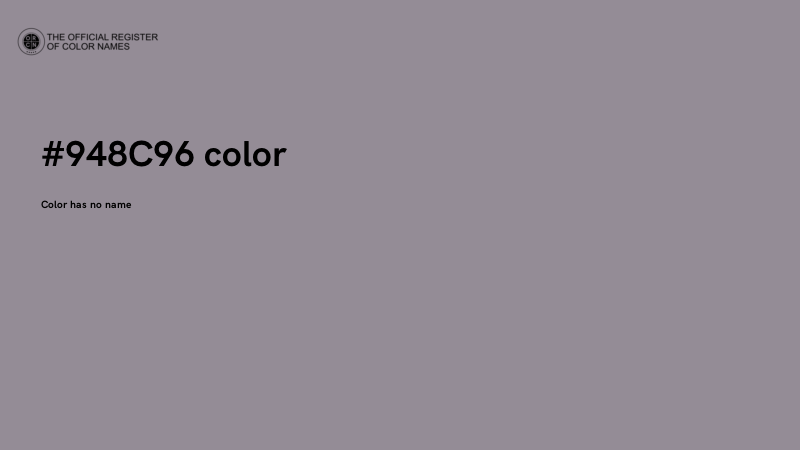#948C96 color image