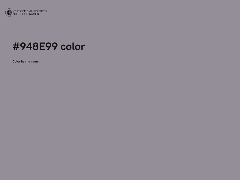 #948E99 color image