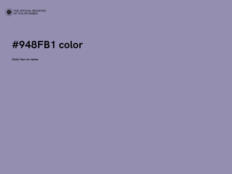 #948FB1 color image