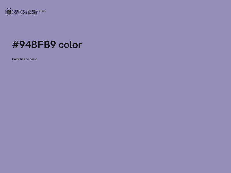 #948FB9 color image