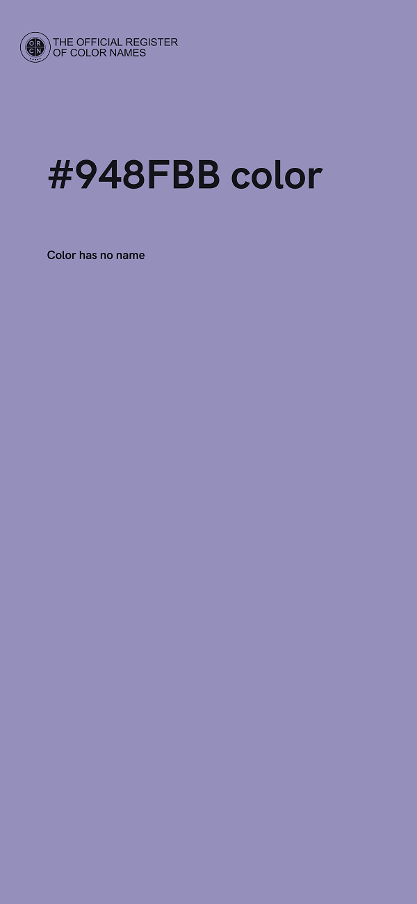#948FBB color image
