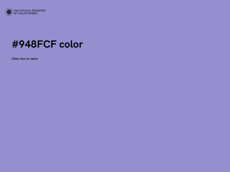 #948FCF color image