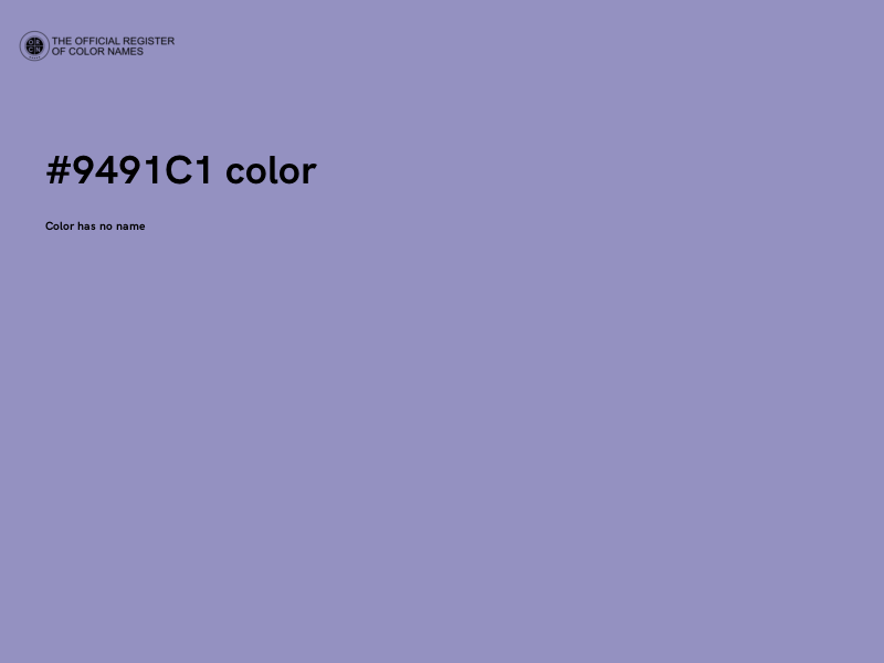 #9491C1 color image