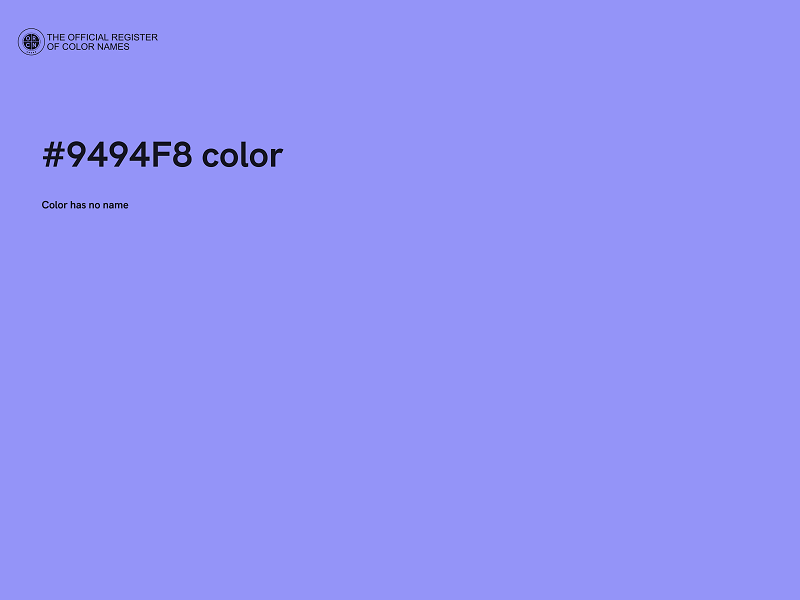 #9494F8 color image