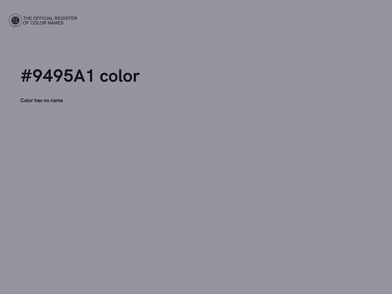 #9495A1 color image