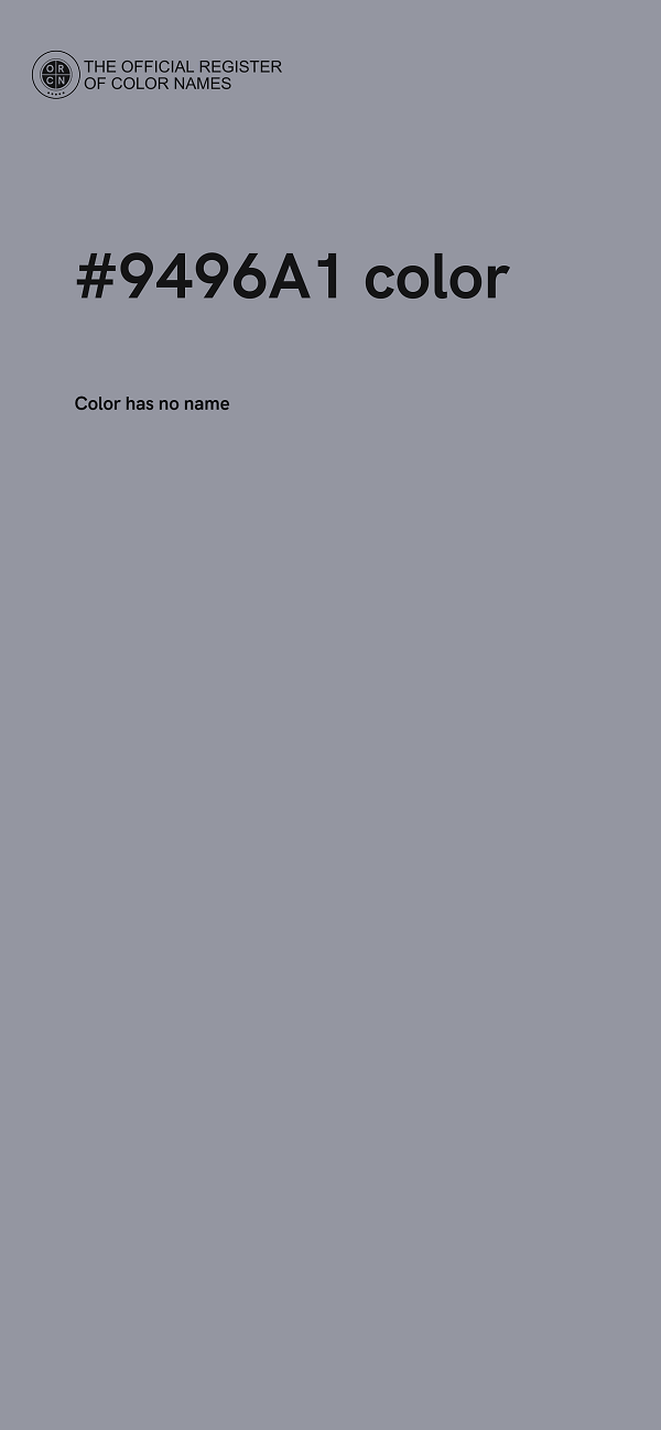 #9496A1 color image