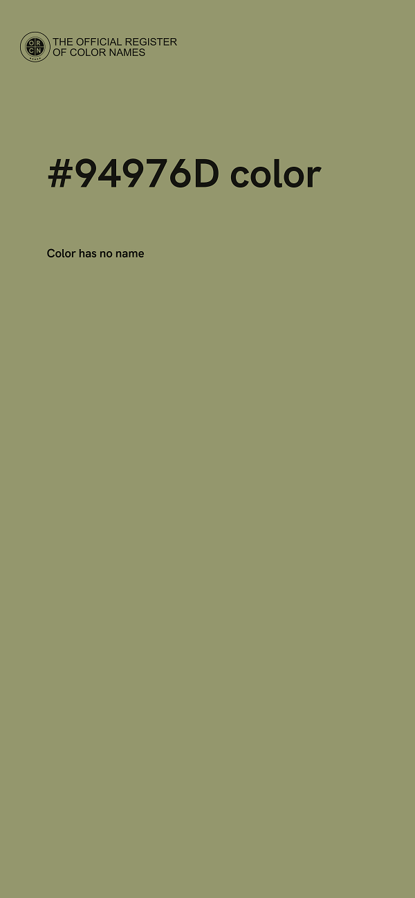 #94976D color image