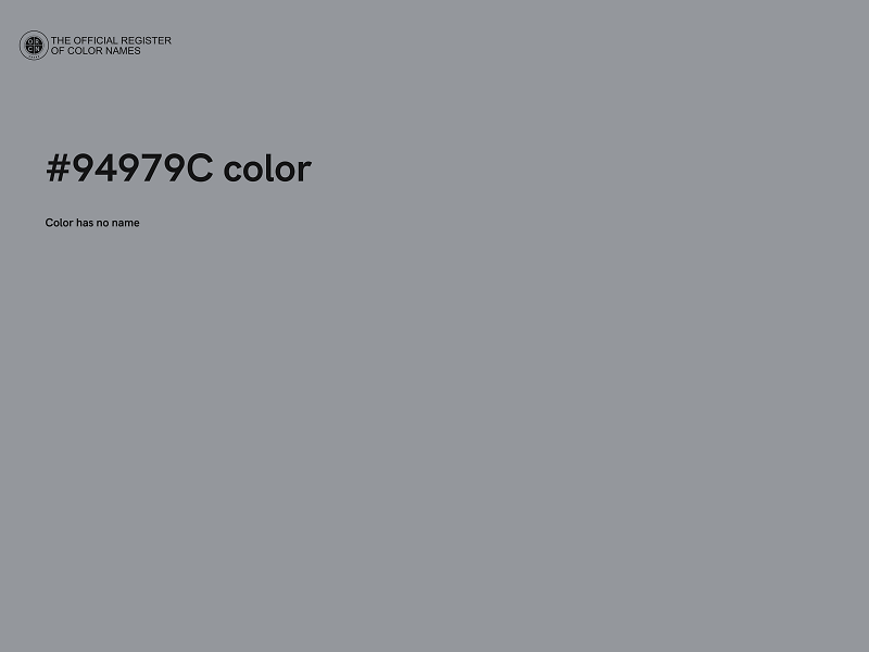 #94979C color image