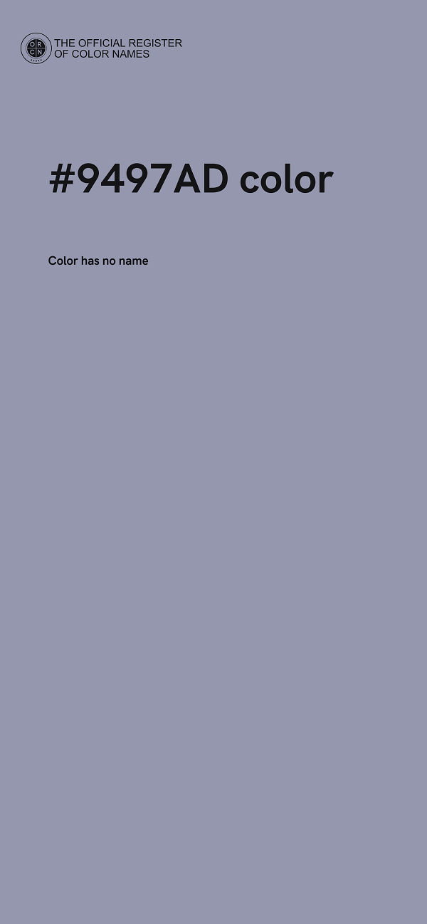 #9497AD color image