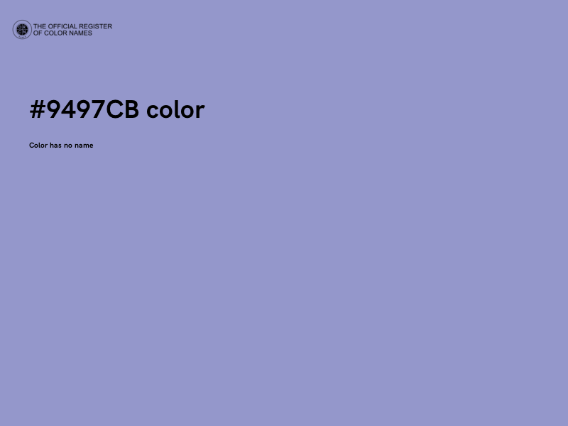 #9497CB color image