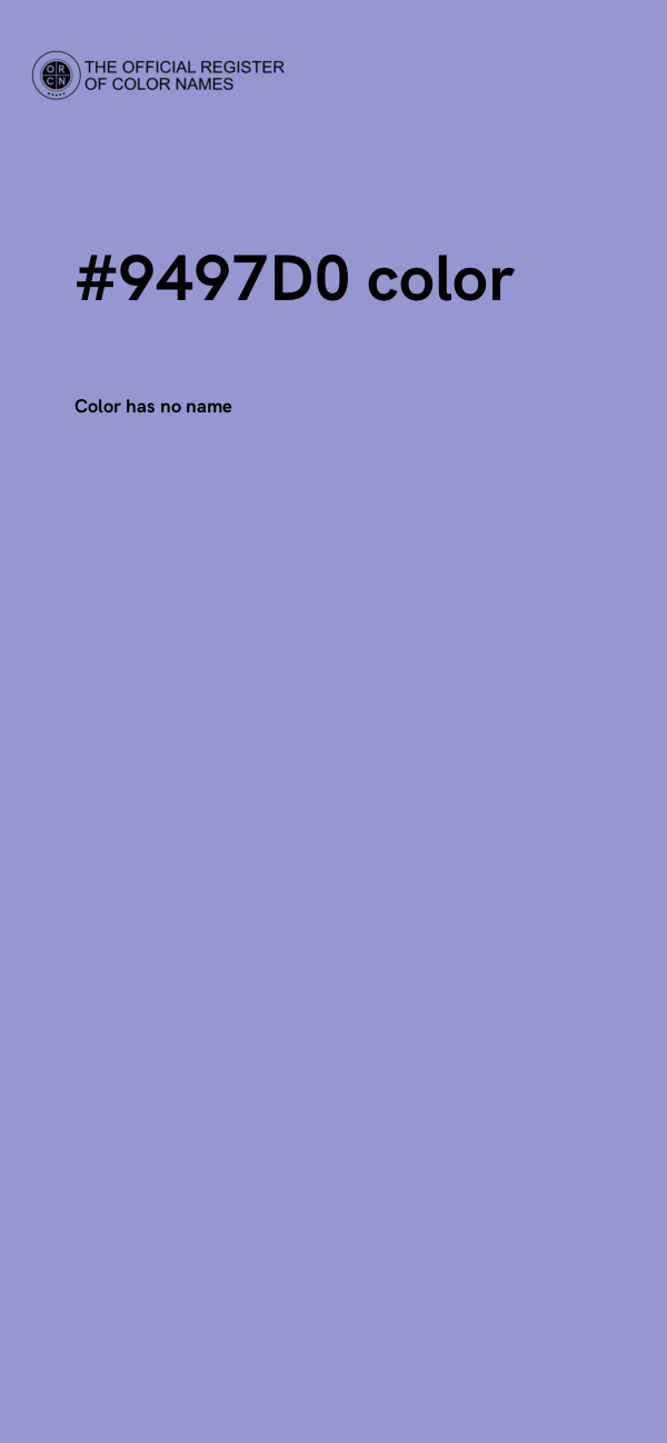 #9497D0 color image