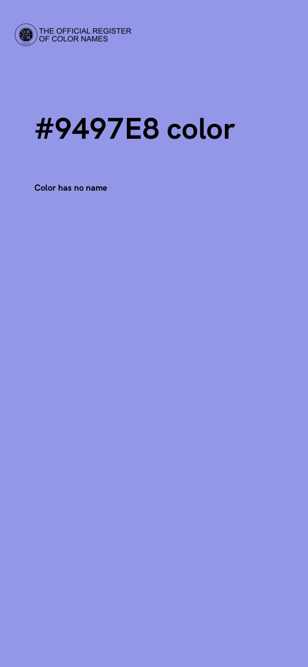 #9497E8 color image