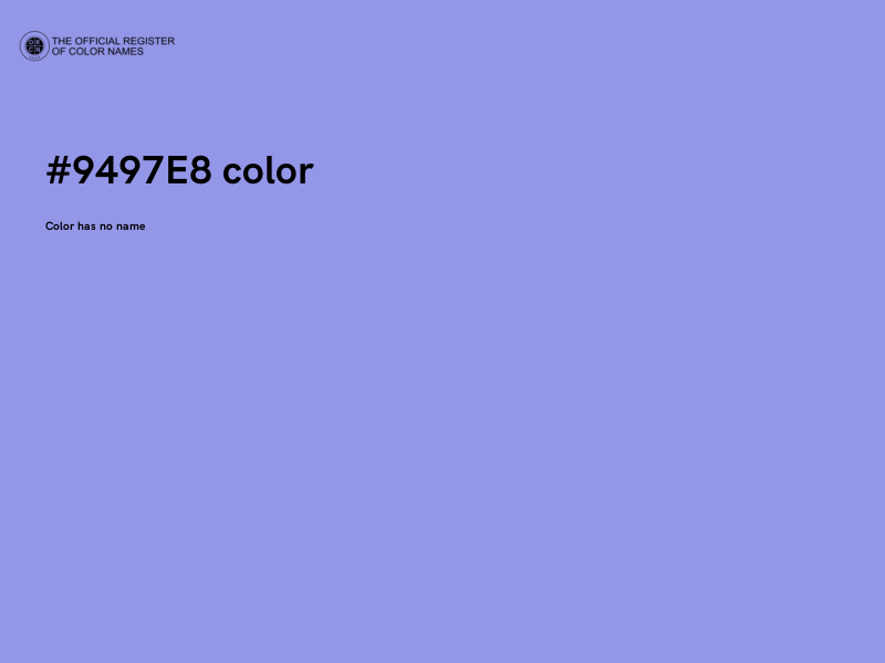 #9497E8 color image