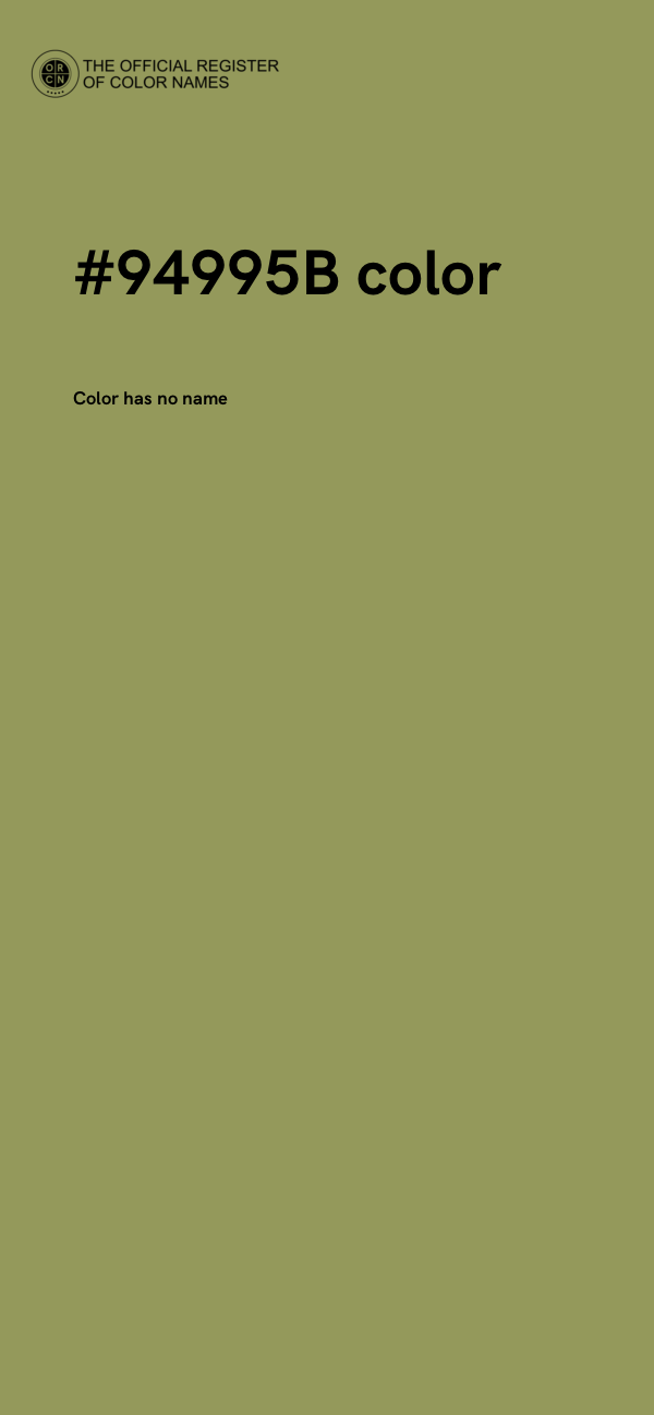 #94995B color image