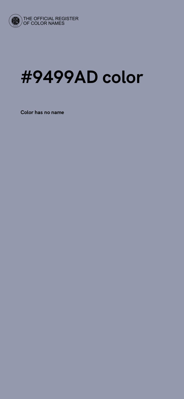 #9499AD color image
