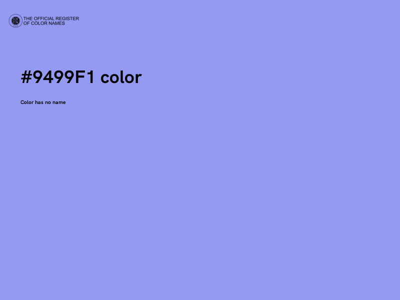 #9499F1 color image